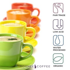 Half Caf Low Acid Whole Organic Coffee Beans – 100 Arabica Organic Half Caff …