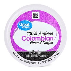 100% Arabica Colombian Medium Dark Roast Ground Coffee Pods, 33.1 Oz, 100 Count