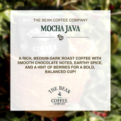 Mocha Java Medium Roast Whole Bean Coffee – 5lb Bag by The Bean Organic