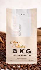 BKG Coffee Roasters Passage Medium Roast Whole Bean Coffee 12 OZ- Milk Chocolate