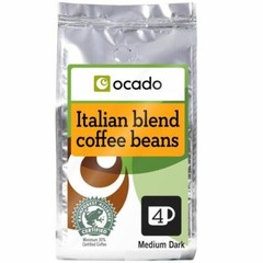 Ocado Italian Blend Coffee Beans – 200g (0.44 lbs)