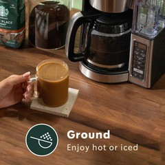 Starbucks Caffè Verona, Ground Coffee, Dark Roast Hot or Iced Coffee, (6 pack)