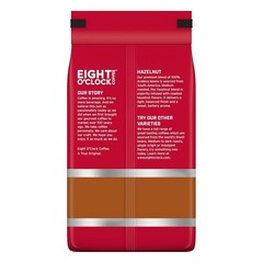 Eight O’Clock Coffee Hazelnut Whole Bean Coffee, Medium Roast, 20 Ounc.