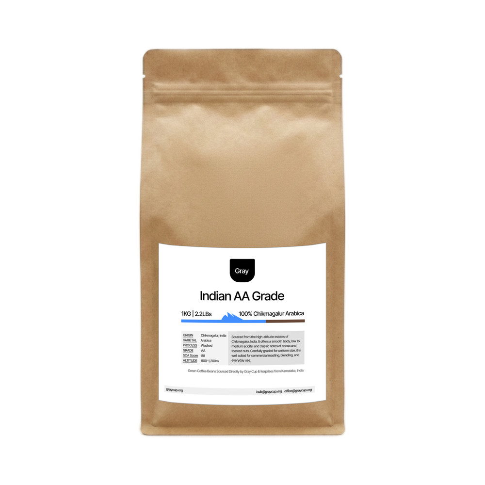 Green Indian Coffee Beans | AA Commercial Grade