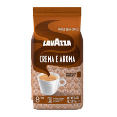 Crema E Aroma Whole Bean Coffee Blend, 2.2-Pound Bag , Balanced Medium Roast wit