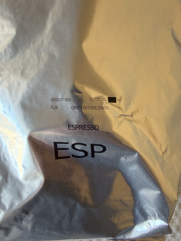 Starbucks Espresso 5Lb Bag, BB 07/26/2026