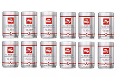 Illy Classico Whole Bean Coffee Medium Roast 8.8oz-EXP 12/2024-12 PK-GREAT PRICE