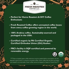 Organic Balinese Green Coffee Beans | 5 LB Unroasted | Fresh Roasted Coffee