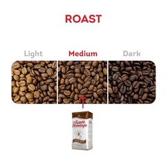 Santo Domingo Coffee, 16 oz Bag, Whole Bean Coffee, Medium Roast – Product from