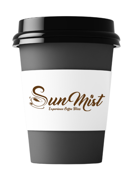 Black and White Minimalist Cup Mockup Pinterest Pin